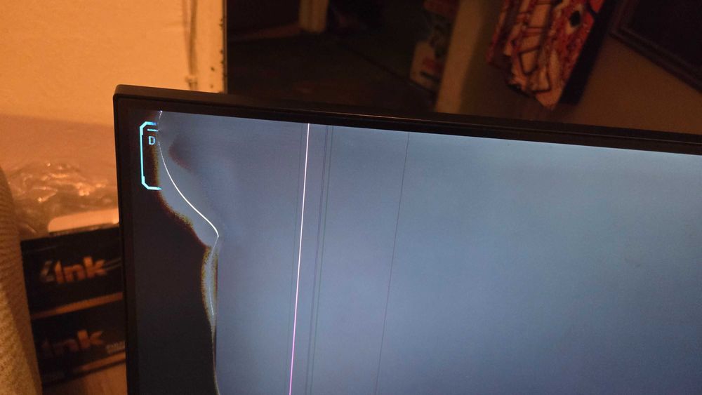 Monitor Samsung LS24AG320 uszkodzony