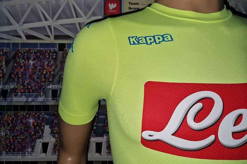 Società Sportiva Calcio Napoli Kappa GArA 2016-17 goalkeeper size S-M