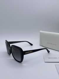Oryginalne Damskie Czarne Okulary przeciwsłoneczne Michael Kors MK2140