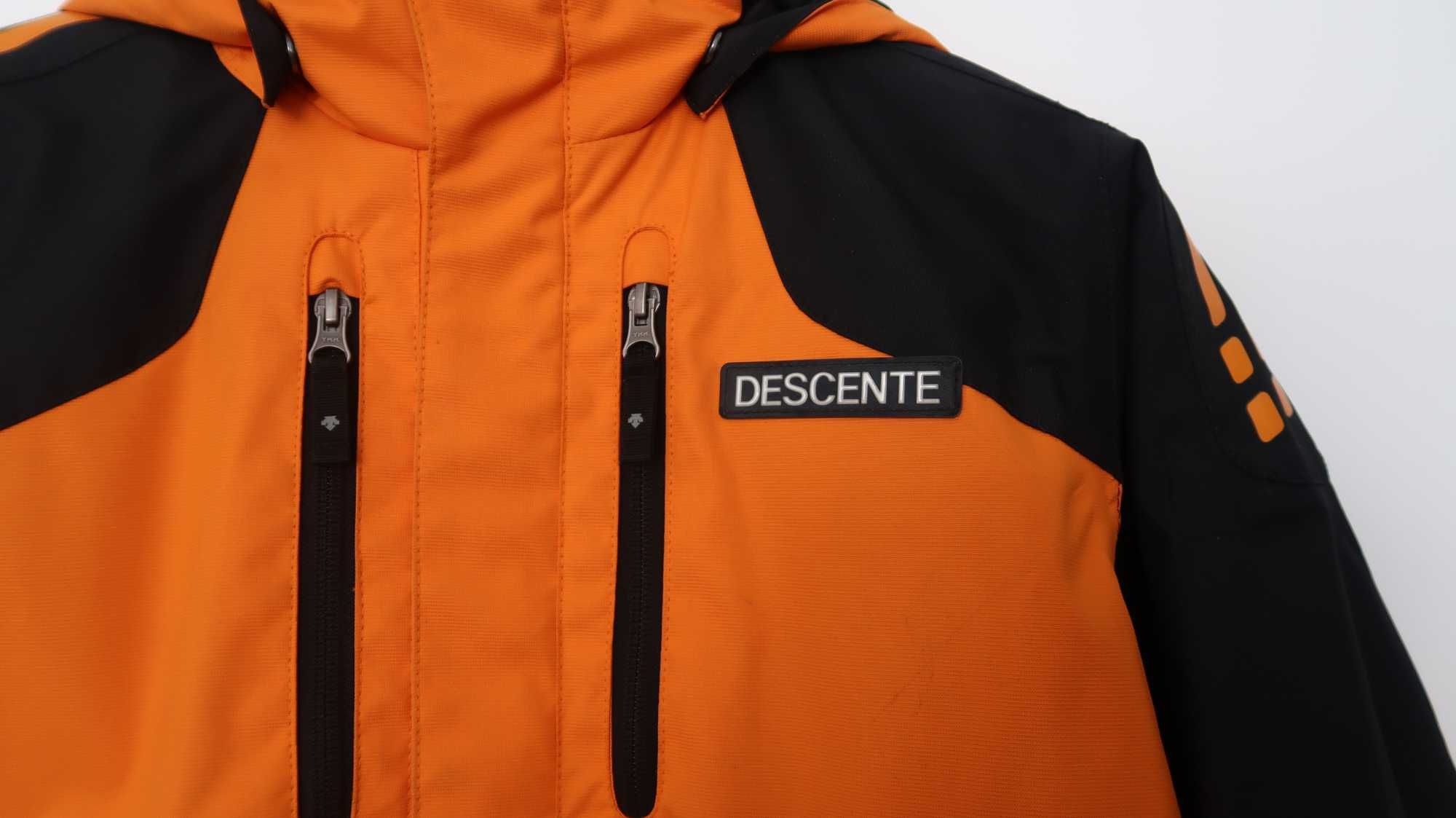 kurtka narciarska dla dzieci DESCENTE - kolor pomarańczowy + gratis