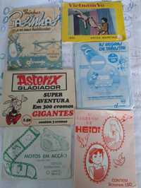 Saquetas cromos antigas