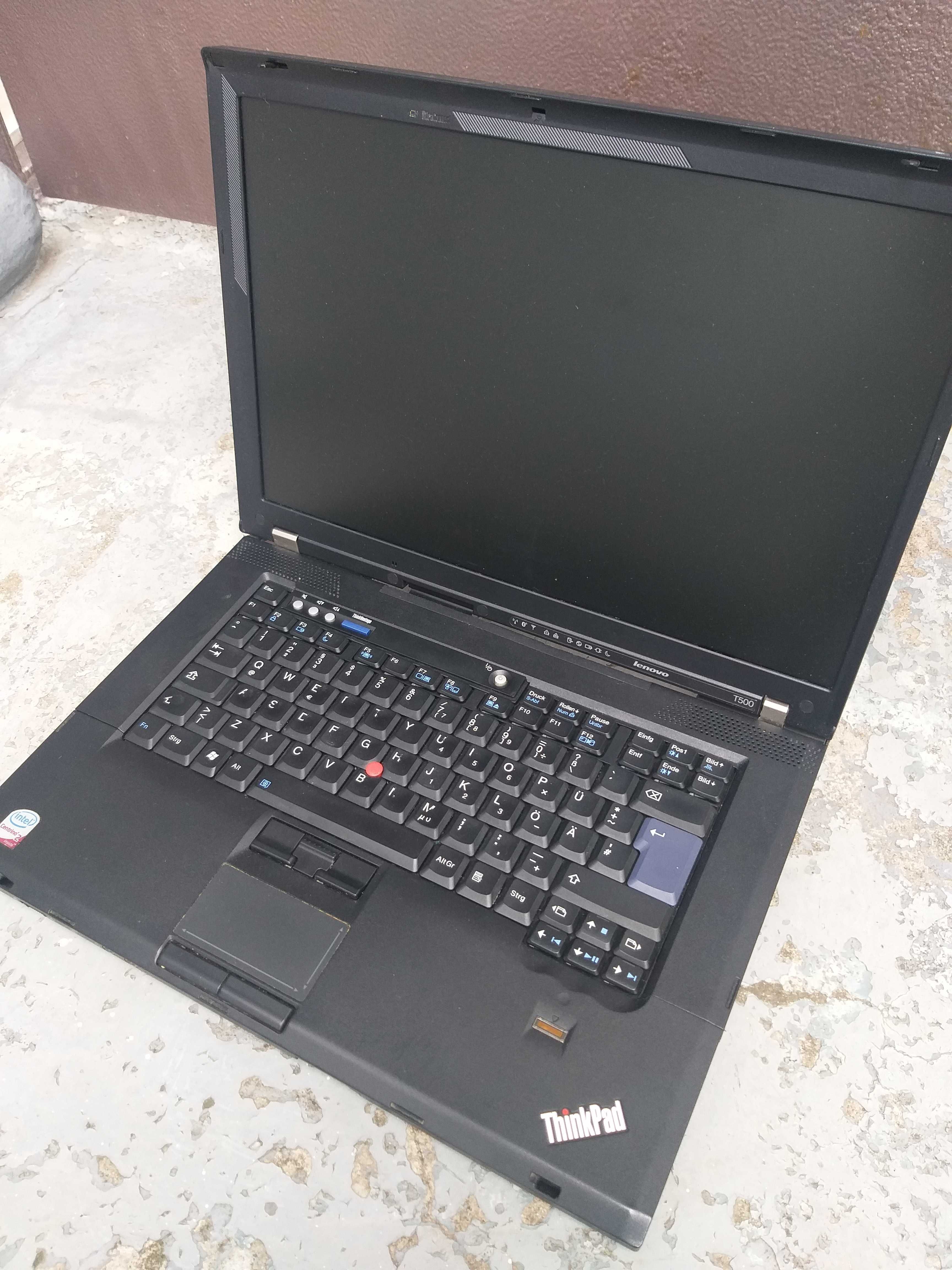 Ноутбук Lenovo ThinkPad T500 робочий, по запчастинах