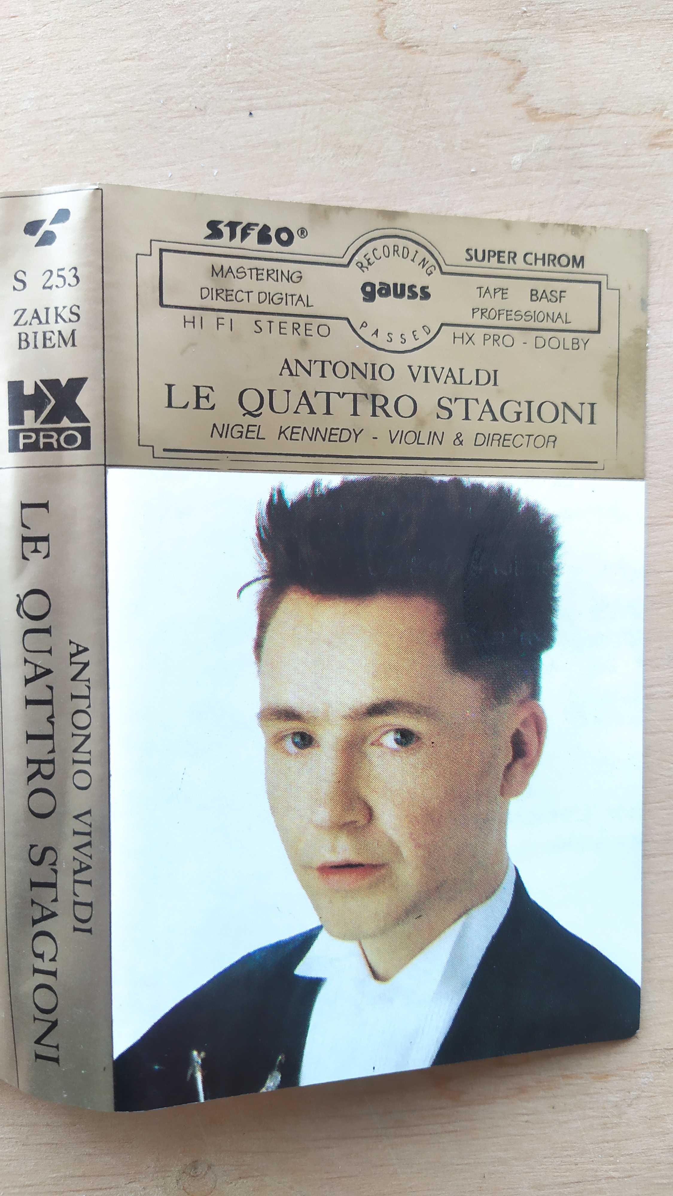 Nigel Kennedy Le Quatrro Stagioni Antonio Vivaldi kaseta