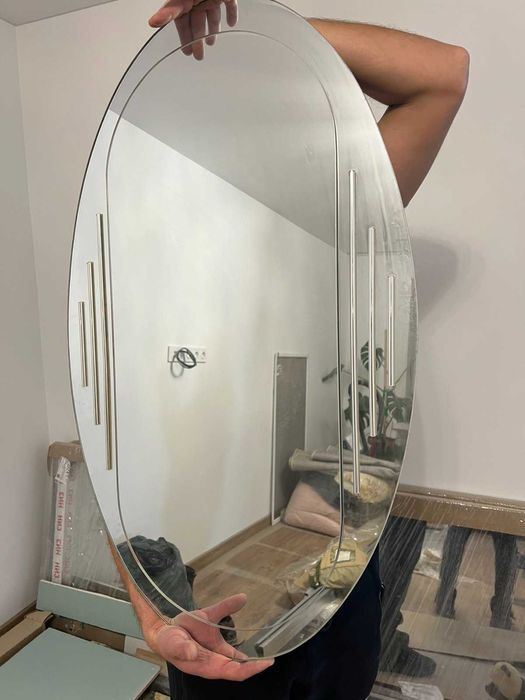 Продам вживані двері з рамою та дзеркало