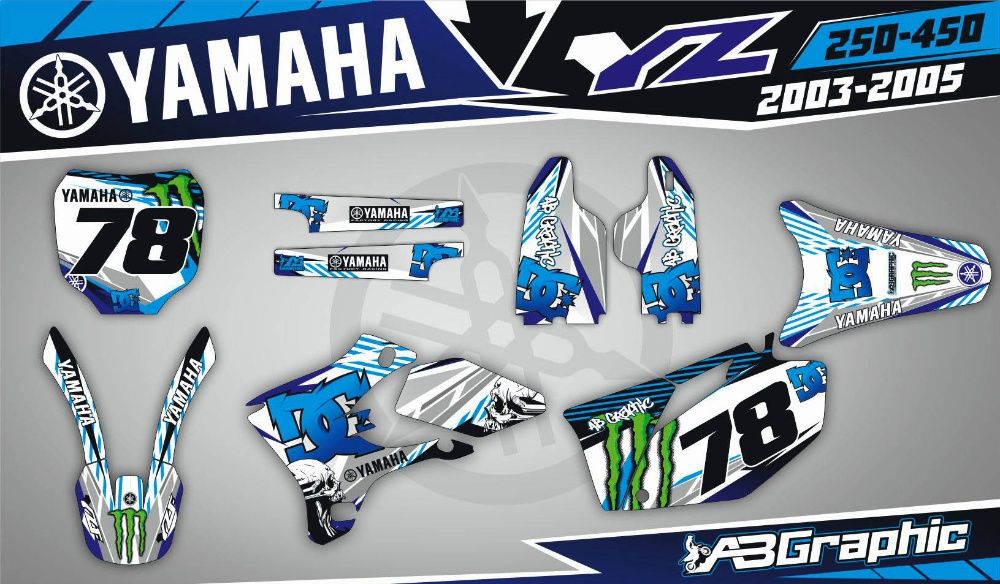 Якісні і Товсті наклейки для Мотокроссу, Ендуро і Супермото