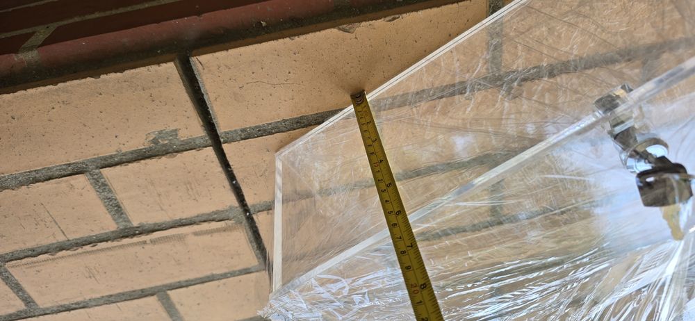 Caixa nova em acrilico 5mm espessura com tampa e fechadura