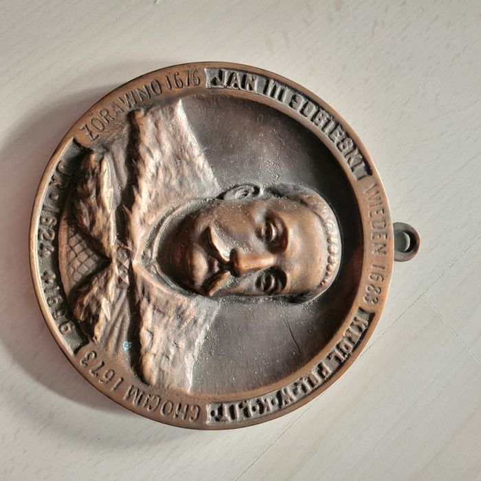 Medalon Plakieta Jan III Sobieski