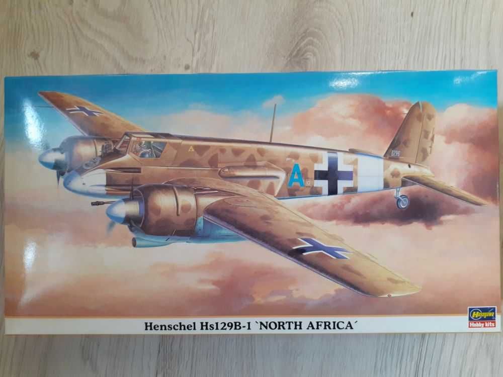 Model do sklejania Hasegawa 09344 Henschel HS 129B-1 North Africa 1/48