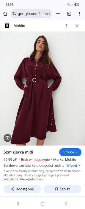 Szmizjerka midi rozm 42