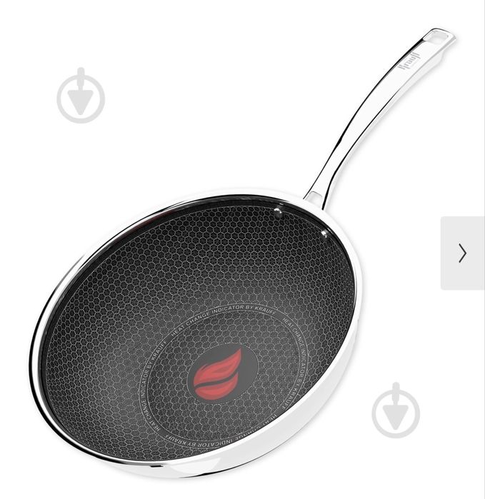 Сковорода wok Krauff NanoPro 3-ply 28 см, нова