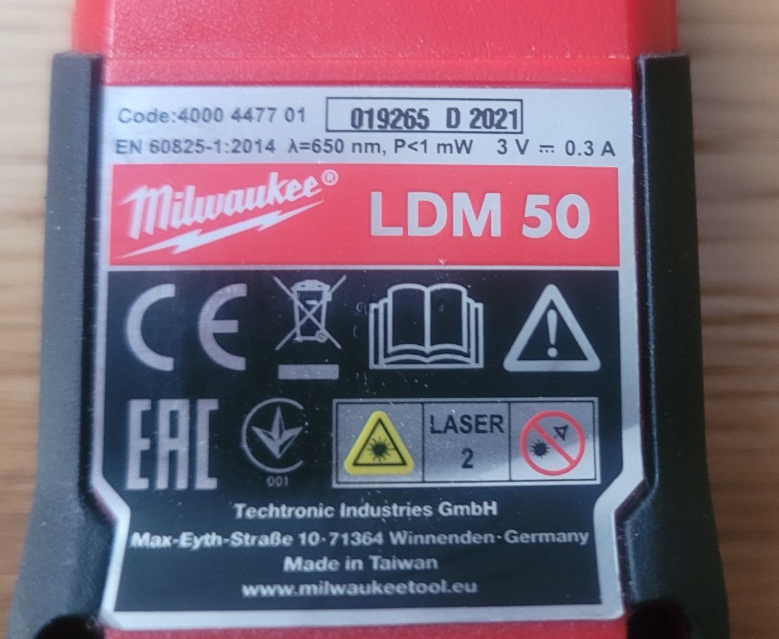 Dalmierz Milwaukee LDM 50