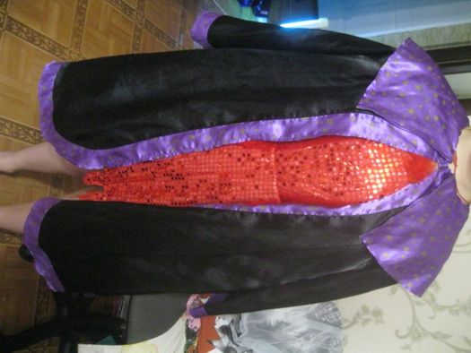 платье карнавальное Хеллоуин на 8-10-11-12лет, 9-12 мес рост до 80 см