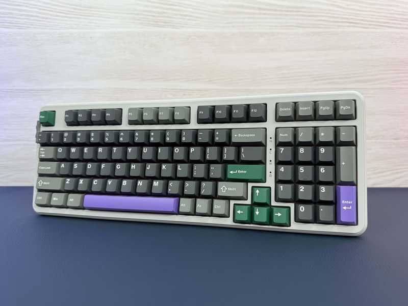 Механічна бездротова клавіатура YUNZII  B98 / Cocoa Cream V2 Switch