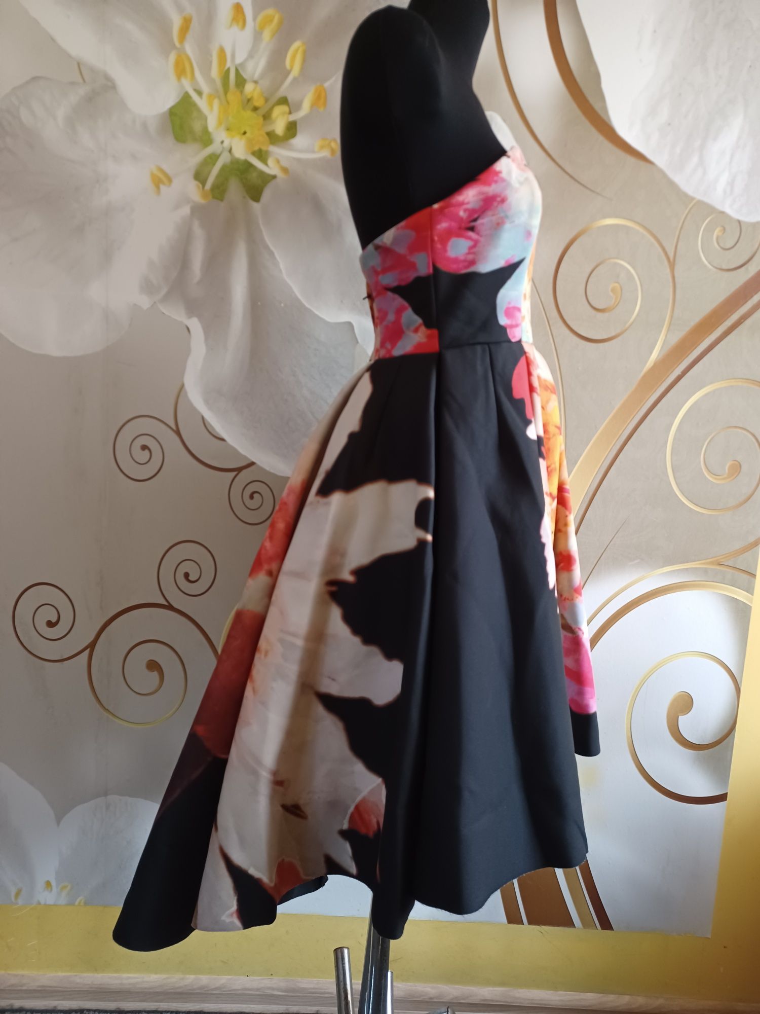 H&M asymetryczna malowana 34