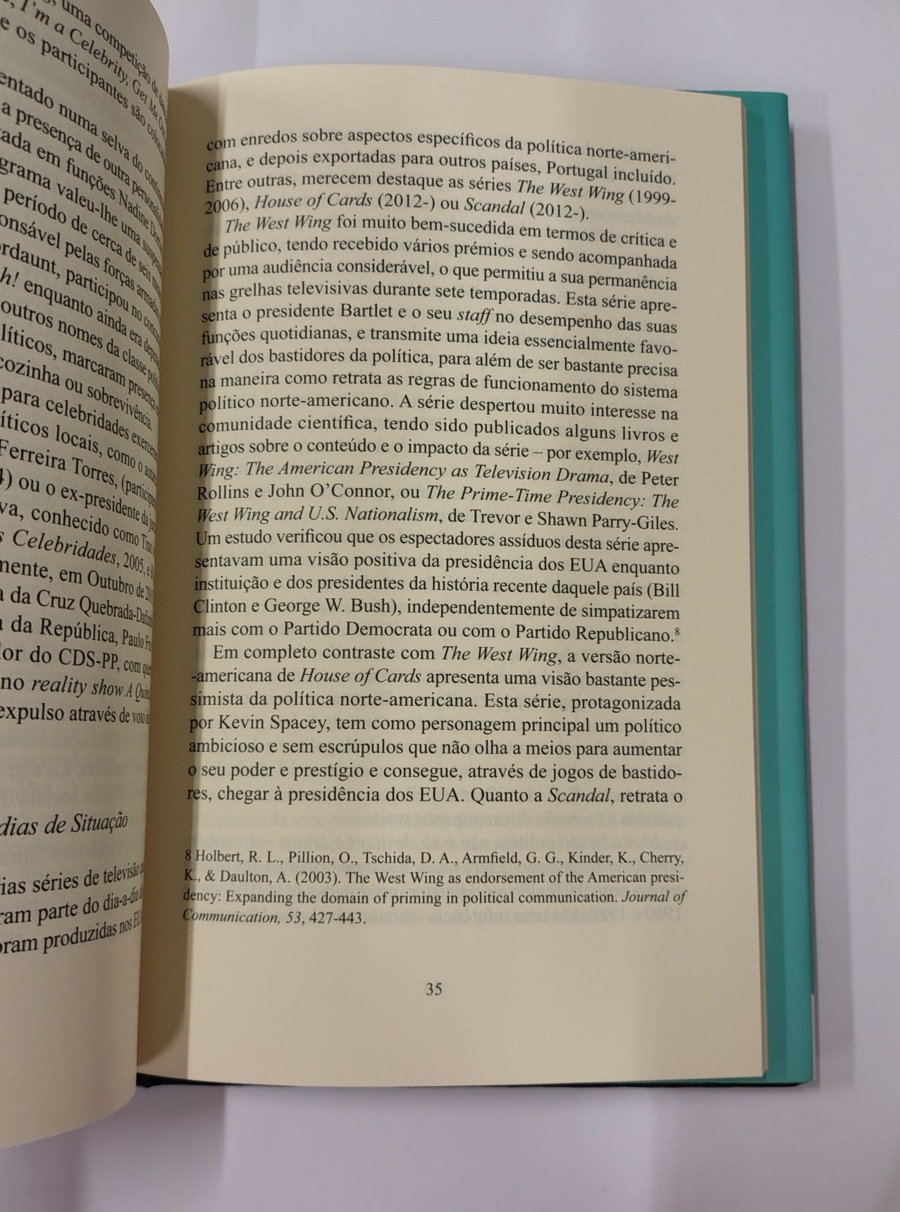Política e entretenimento, de José Santana Pereira