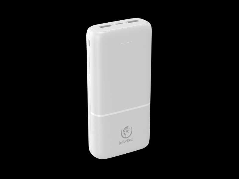 Powerbank Rebeltec 20,000 mAh Biały/Jakość