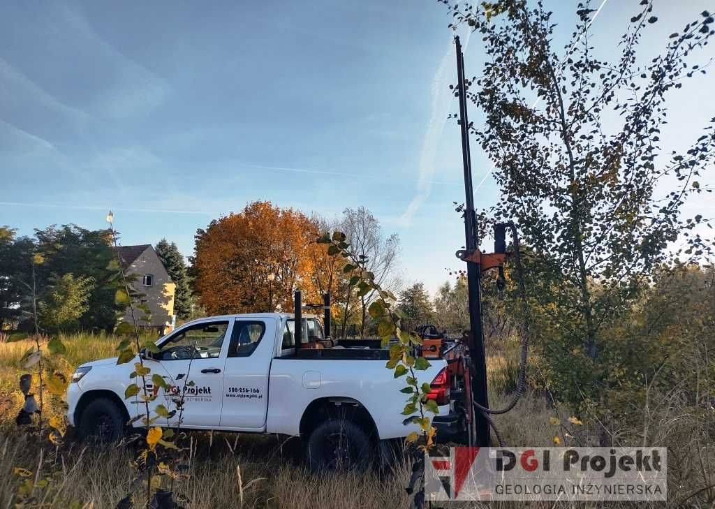Geolog, badania geologiczne geotechniczne gruntu, badania zagęszczenia