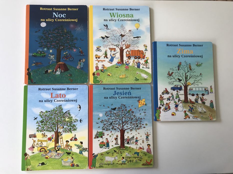 Zestaw książek Zima, Wiosna, Lato, Jesień i Noc na ulicy Czereśniowej