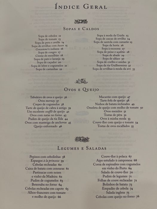 Livro “Receitas à Moda Antiga”