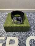 Gucci Supreme Black Leather Belt Universal NEW