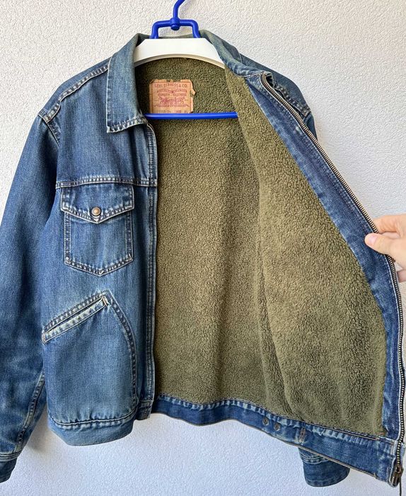 Kurtka jeansowa LEVIS STRAUSS vintage retro bomber r. L