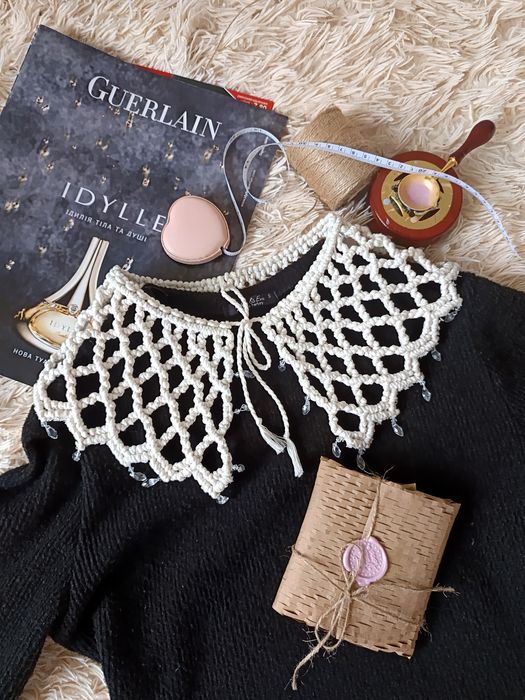 Комірець макраме