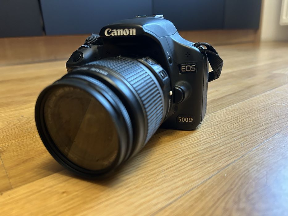 Cannon eos 500D + futerał + ladowarka
