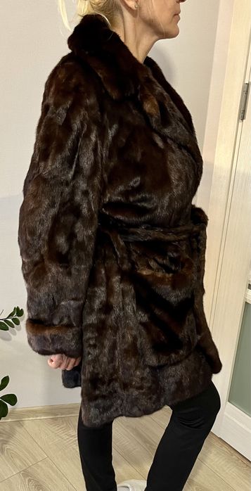 Норковий полушубок 100% натуральний (Італія) MEC & GREGORY’S