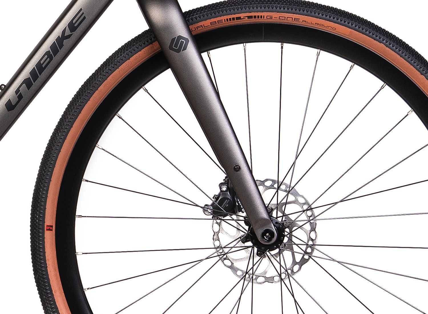 Rower Gravel Unibike Geos 49 Grafitowy