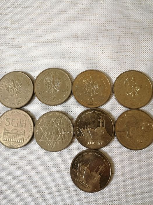 sprzedam monety okolicznościowe 2 zł