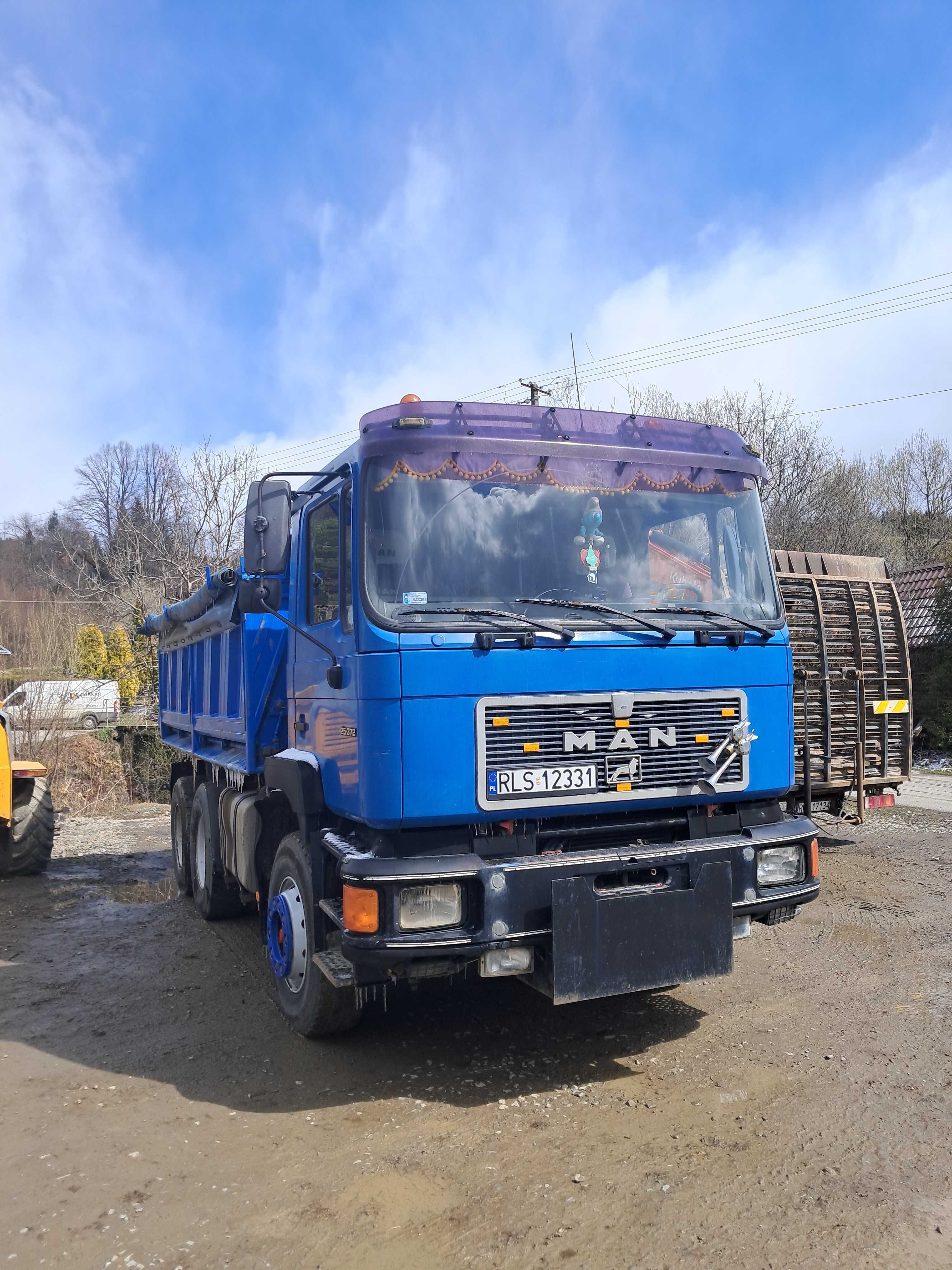 MAN 25.372 6x4 wywrotka specjalny