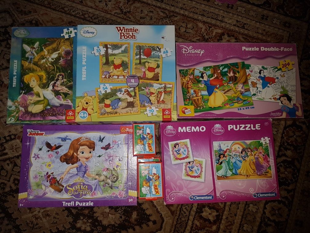 Puzzle zestaw dla dziewczynki