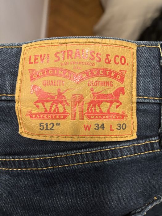 Jeansy Levi’s 512 - prawie nowe