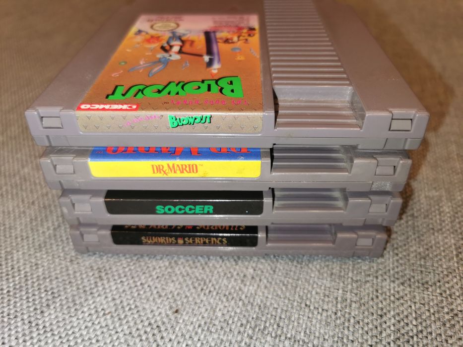 Zestaw 4 gry NES (oryg testowane) WYPRZEDAŻ NADWYŻEK sklep