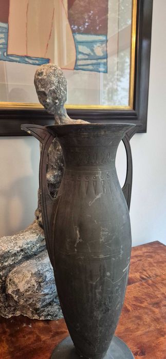 Stary wazon amfora mosiądz XIX/XXw antyk design unikat secesja