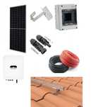 Kit Painéis Solares De Autoconsumo Monofásico Híbrido 4 x 450w
