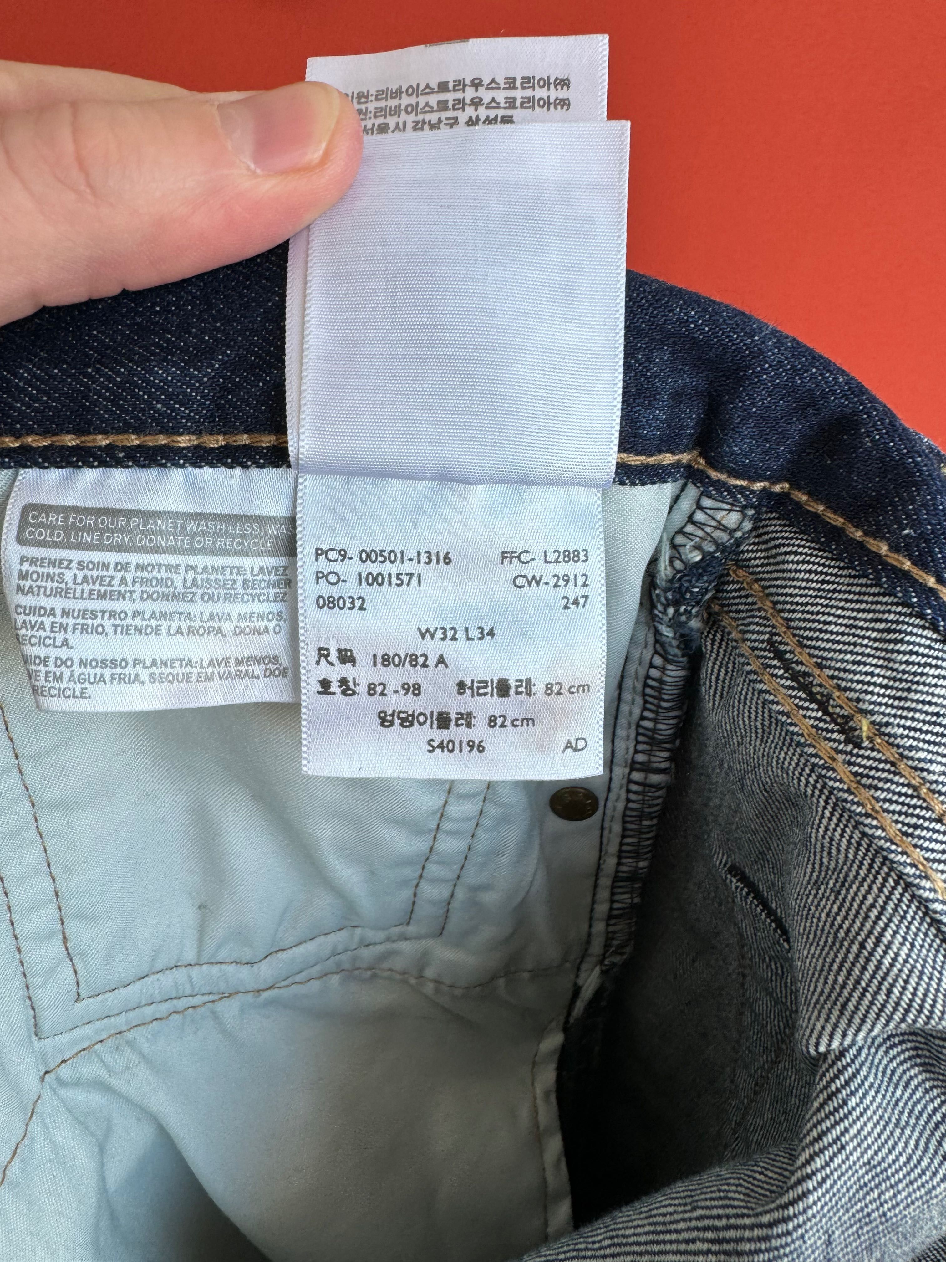 Levis Levi’s 501 оригинал мужские джинсы штаны размер 32 Б У