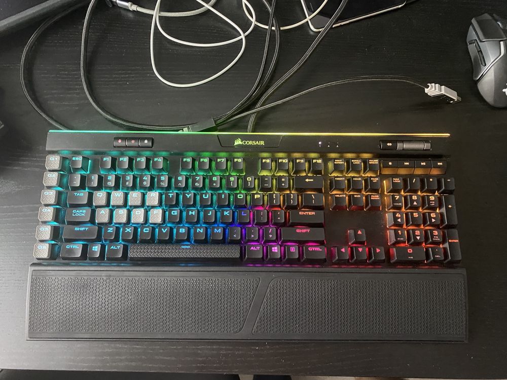 Klawiatura mechaniczna Corsair K95 RGB Platinum czarna