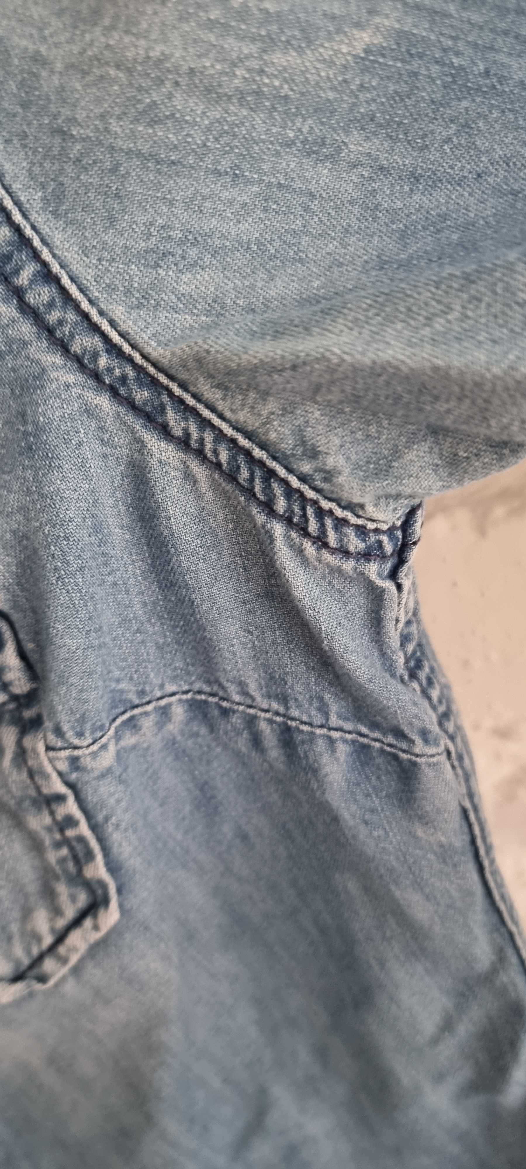 Koszula Pepe Jeans jeansowa niebieska XS 34