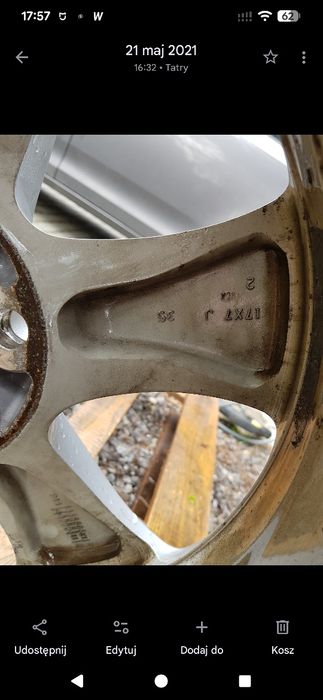Toyota oryginalne alufelgi 17'
