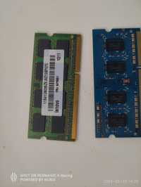 Оперативная память DDR 3,2gb+1gb