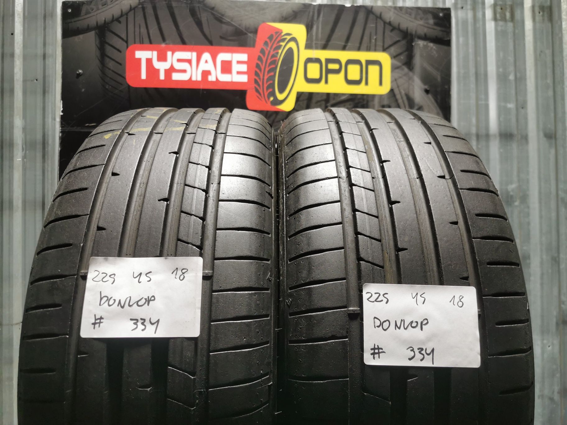 Opony letnie 225/45/18 DUNLOP SPORT MAXX RT2 #334