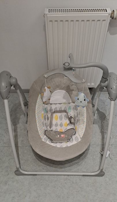 Leżaczek huśtawka bujaczek elektryczny kołysanki odgłosy natury