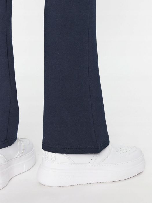 Guess 36 S Spodnie Damskie Dresy Granatowe Logo Na Gumie D1914