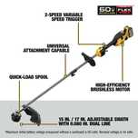 НАЯВНИЙ триммер DeWALT DCST972 B 60V 17" ТРІМЕР тример акумуляторний