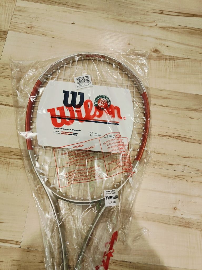 Rakieta do tenisa Wilson Rolad Garros róż.2 4 1/4 nr.4