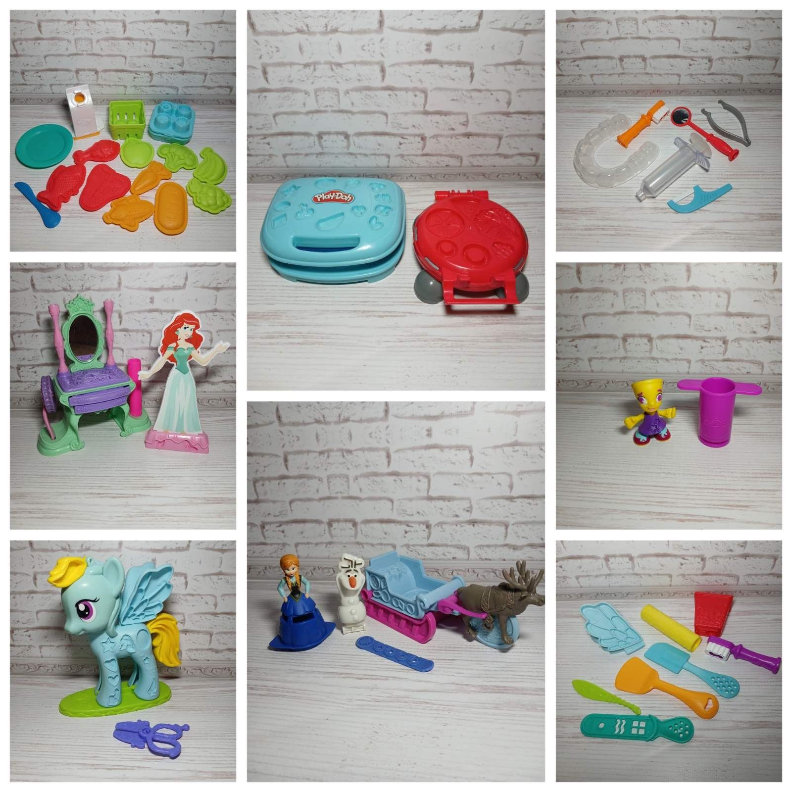 Набір формочок для пластиліну плейдо Play Doh плей до Кухня Ариель