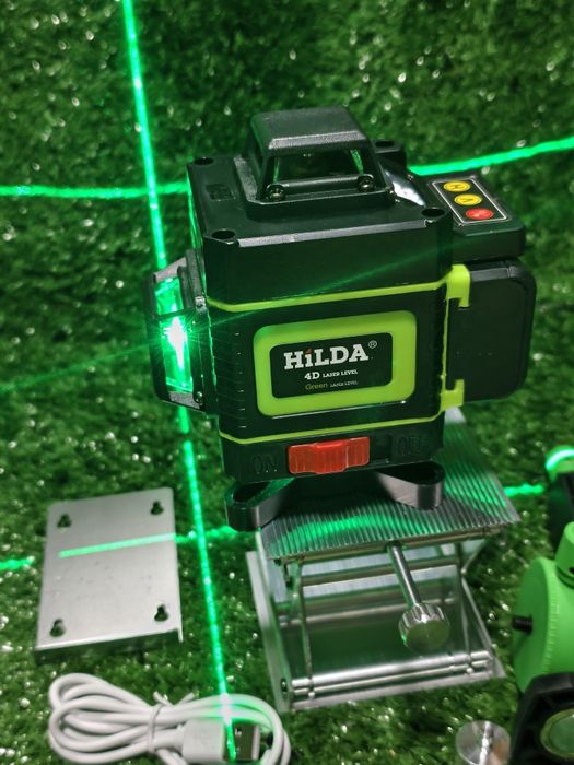 Лазерний рівень нівелір Hilda 4D 16 ліній
