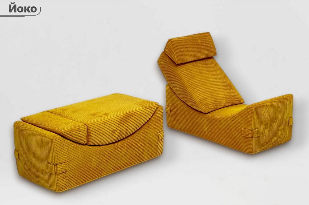 Безкаркасні меблі Lado. Модуль Йоко крісло-пуф