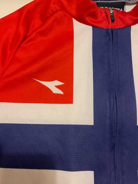 Koszulka kolarska Norwegia Diadora XL